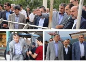 استاندار مازندران از پروژه های عمرانی تنکابن بازدید کرد
