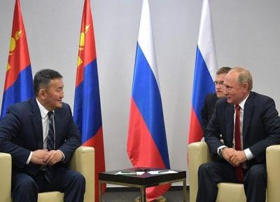 پوتین با رئیس جمهوری مغولستان دیدار می نماید