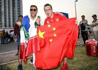 گزارش خبرنگار اعزامی خبرنگاران از امارات، حضور شمار طرفداران ایرانی در استادیوم، خبرنگاران چینی ناامید از پیروزی