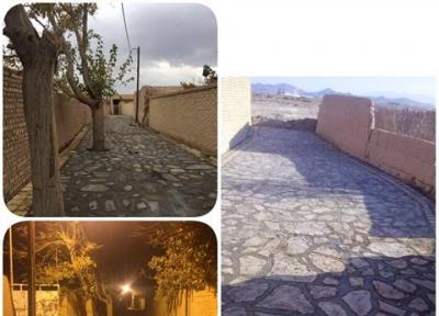 مسیر گردشگری قلعه سریزد مهریز مرمت و سنگفرش شد