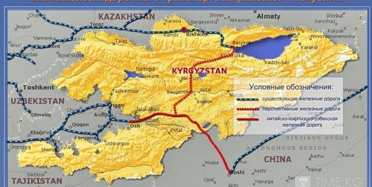 راه آهن چین-قرقیزستان-ازبکستان فعال می گردد