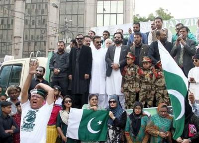 حمایت مردم پاکستان از ارتش برای دفاع در برابر هند