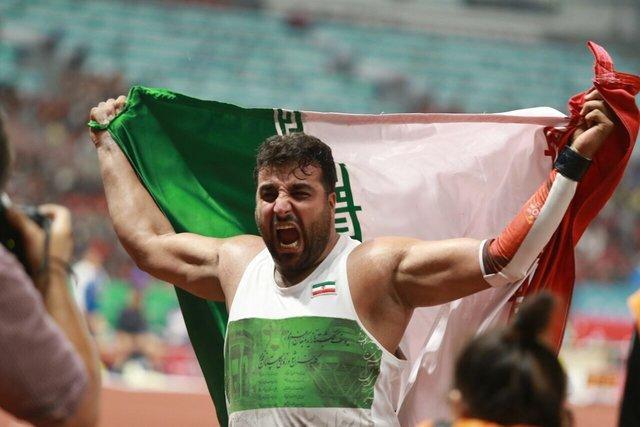 طلا و نقره پرتاب دیسک آسیا برای ایران ، ششمین طلای حدادی در قهرمانی آسیا