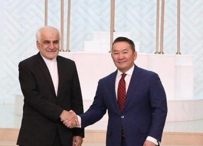تقدیم استوارنامه سفیرآکردیته ایران در مغولستان به رئیس جمهور این کشور
