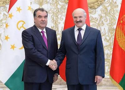 مذاکره روسای جمهور تاجیکستان و بلاروس در مینسک