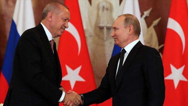 دیدار اردوغان با پوتین در روسیه