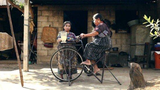 روستایی که با دوچرخه می چرخد
