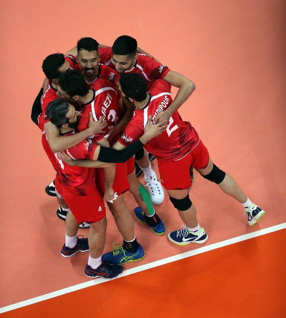 پیروزی یک طرفه والیبال ایران مقابل چین