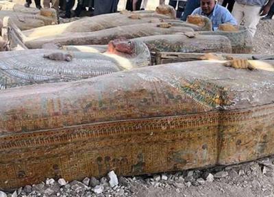 رونمایی از 30 تابوت چوبی باستانی در مصر
