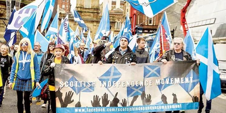تظاهرات استقلال طلبانه هزاران اسکاتلندی در گلاسگو