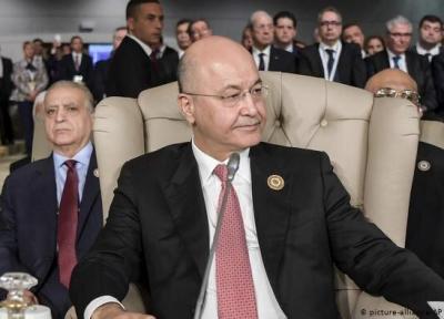 رئیس جمهور عراق تهدید کرد