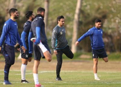 حضور مهاجم جدید و مصدومان در تمرین امروز استقلال، غفوری بازهم غایب بود