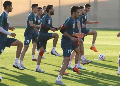 بدنسازی بازیکنان پرسپولیس با وجود تعطیلی لیگ برتر