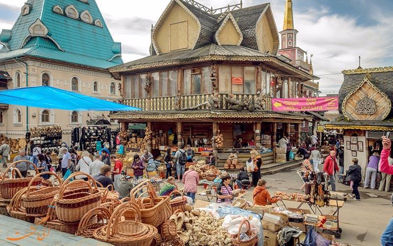 بازار ایزمایلوفسکی، عظیم ترین و قدیمی ترین مرکز خرید سنتی در مسکو