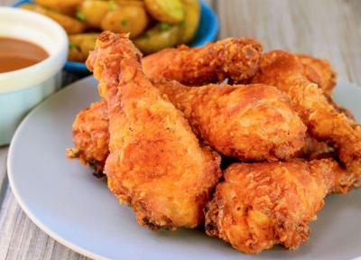طرز تهیه و ادویه مرغ سوخاری کنتاکی رستورانی به روش KFC در منزل بدون فر