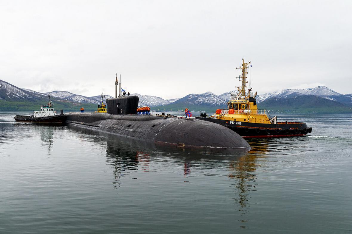 خبرنگاران روسیه از پیشرفته ترین زیردریایی اتمی خود رونمایی کرد