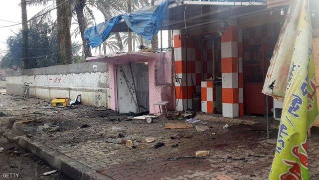 انفجار بمب مقابل دفتر هواپیمایی امارات در بغداد