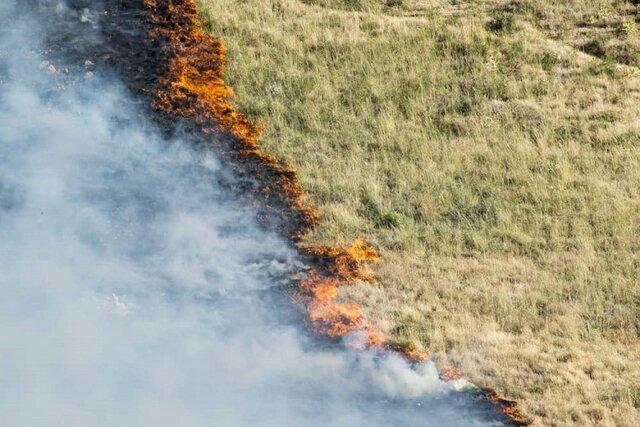 آتش سوزی در جنگل های درکش و هاور در مانه و سملقان