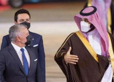 پادشاه اردن با استقبال ولیعهد سعودی وارد ریاض شد