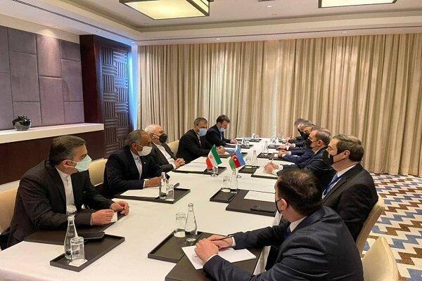 ظریف با همتای آذربایجانی خود ملاقات کرد