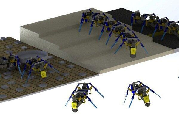 فراوری ربات های مورچه ای متصل شونده برای عبور از موانع