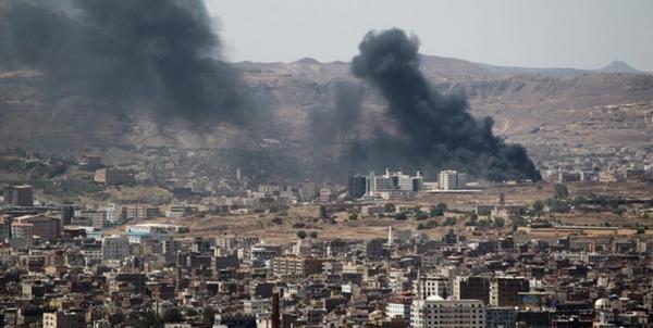 جنگنده های ائتلاف سعودی ده ها بار شهرهای یمن را بمباران کردند