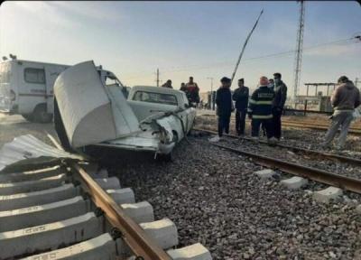 جزئیات تصادف قطار با یک وانت در کرج ، این حادثه فوتی داشت؟